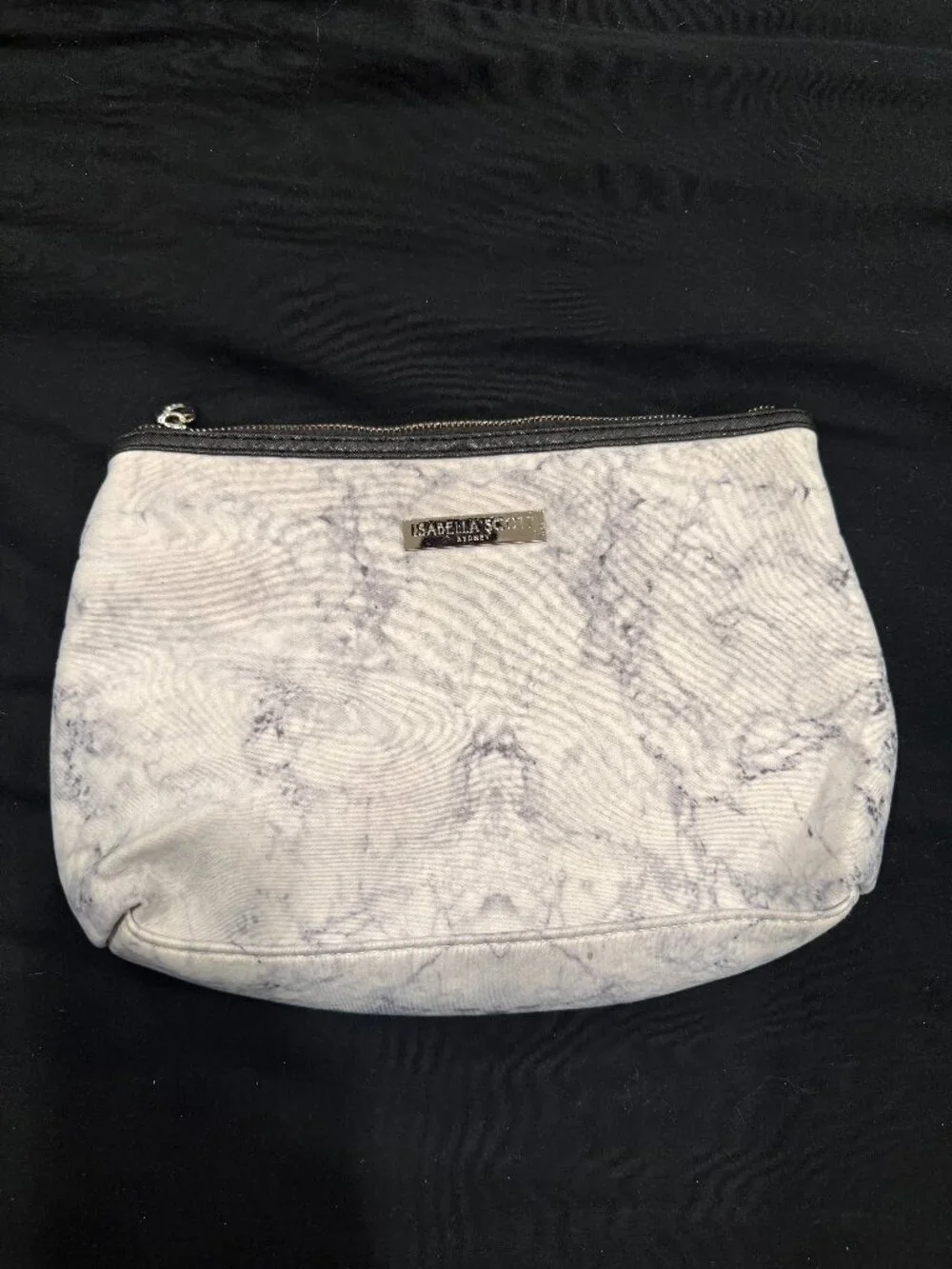 Marble Print Cosmetic Bag